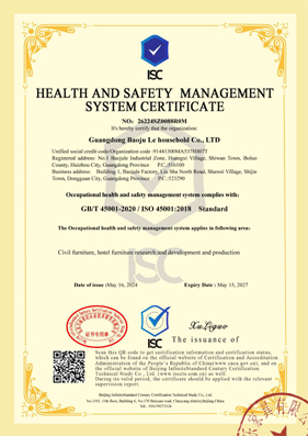 ISO 45001 Occupational Health and Safety Management System Certification